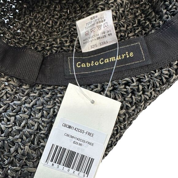 Cablo Camurie Wide Brim Woven Summer Floppy Hat - Picture 7 of 8